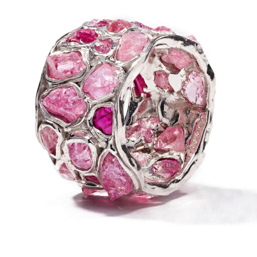 German Kabirski Alcina Ruby Pink  sapphire ring